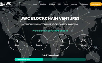 JWC Ventures ra mắt tiền kỹ thuật số chuyên dùng cho đầu tư mạo hiểm