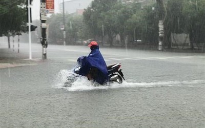 Nhiều nơi có mưa, khả năng xảy ra lốc, sét và gió giật mạnh