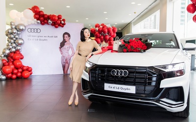 Lệ Quyên trở thành người đầu tiên ở Việt Nam sở hữu chiếc Audi Q8