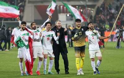 Iran là đội bóng châu Á đầu tiên dự VCK World Cup 2022