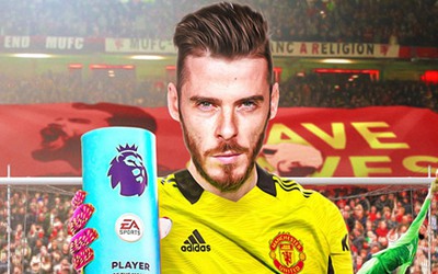 De Gea nhận giải cầu thủ hay nhất Ngoại hạng Anh tháng 1/2022