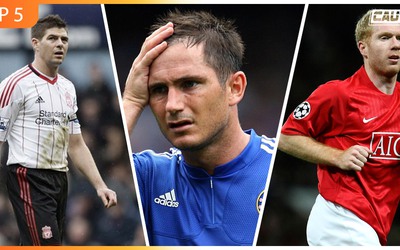 5 tiền vệ “mắn” bàn thắng nhất trong lịch sử Premier League