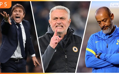 Mourinho và Conte dẫn đầu top 5 HLV nhận tiền đền bù cao nhất lịch sử