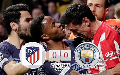 Hàng công dứt điểm tệ hại, Atletico dừng bước trước Man City