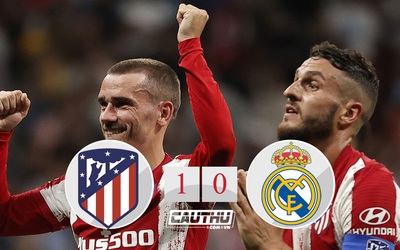 Tân Vương Real thất bại trước cựu Vương Atletico