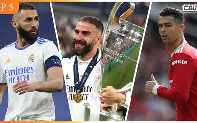 5 cầu thủ giành được nhiều danh hiệu Champions League nhất