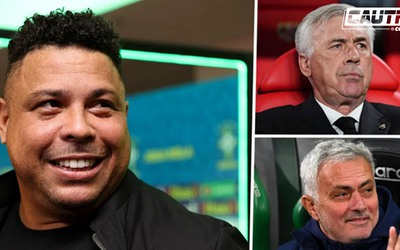 Ronaldo béo thích Mourinho hoặc Ancelotti làm HLV ĐT Brazil