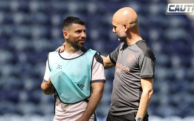 Aguero không muốn làm HLV vì sợ bị hói đầu như Guardiola