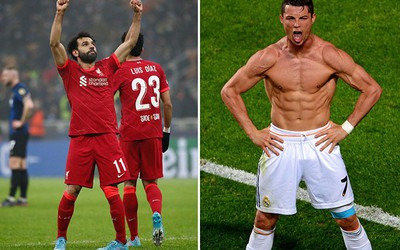 Kỷ lục ghi bàn của Salah chỉ kém Ronaldo và Lewandowski