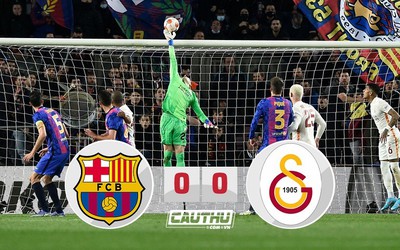 Người cũ tỏa sáng trong khung gỗ, Barca bất lực trước Galatasaray