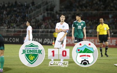 HAGL trắng tay nghiệt ngã phút cuối trước Jeonbuk