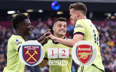 2 trung vệ ghi bàn, Arsenal đòi lại vị trí thứ 4 từ Tottenham