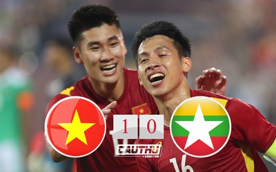 Thắng U23 Myanmar, U23 Việt Nam mở toang cửa vào bán kết