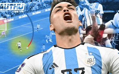 Quả bóng cười Lautaro Martinez: Chú bò tót mang lại niềm vui cho Messi