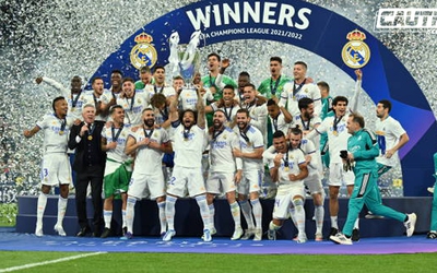 Real nhận tiền thưởng cực lớn nhờ vô địch Champions League 2021/22