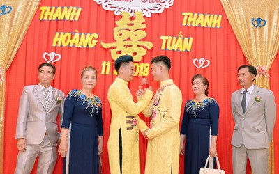 Đám cưới của cặp đôi đồng tính điển trai ở Đồng Tháp "dậy sóng" mạng xã hội