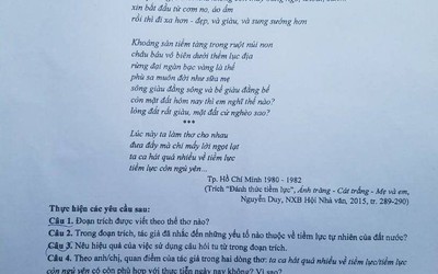 Cộng đồng mạng bàn tán sôi nổi về đề thi Ngữ văn “Đánh thức tiềm lực”