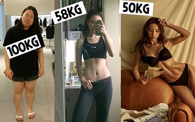 Màn lột xác ngoạn mục sau khi bị bạn trai ruồng bỏ của nàng béo 100kg