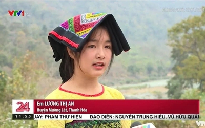 Dân tình "phát sốt" vì gái xinh vùng cao xuất hiện trên VTV