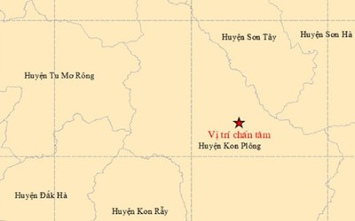 Kon Tum: Lại xảy ra động đất tại huyện Kon Plông