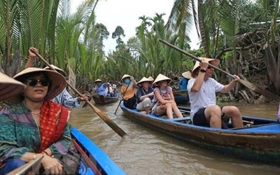 Lượng du khách đến Tiền Giang tăng mạnh 3 tháng đầu năm