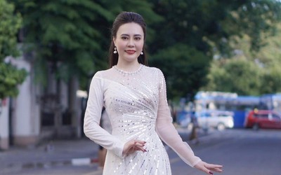 Hoa hậu Phan Kim Oanh trở lại Myanmar sau 7 tháng đăng quang