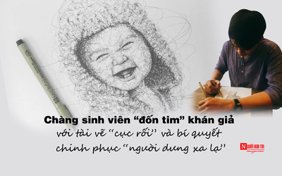 [E] Chàng sinh viên “đốn tim” khán giả với tài vẽ “cục rối” và bí quyết chinh phục “người dưng xa lạ”