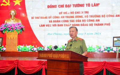 Bộ trưởng Tô Lâm: Hải Phòng thực hiện bằng được mục tiêu giảm tội phạm