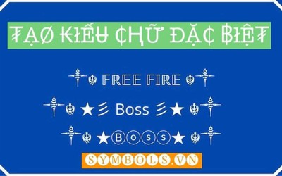 Tạo Chữ Kiểu Đẹp Online với 1001 Font Chữ Đặc Biệt từ Symbols.vn