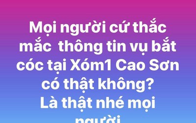 Nghệ An: Sự thật về thông tin nam thanh niên vào nhà dùng thuốc mê bắt cóc trẻ 2 tuổi