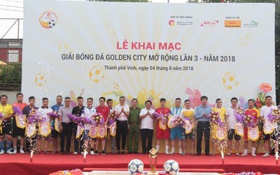 Khai mạc giải bóng đá Golden City mở rộng lần thứ 3