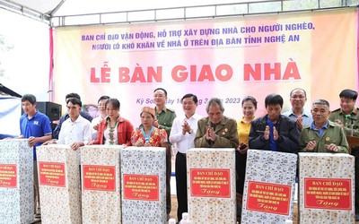 Nghệ An hoàn thành hơn 3.000 căn nhà cho hộ nghèo, khó khăn về nhà ở