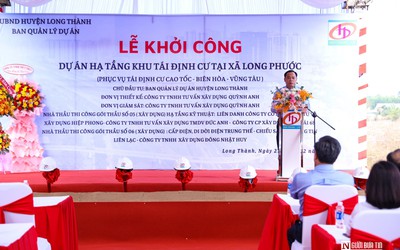 Đồng Nai: Khởi công xây dựng khu tái định cư Long Phước