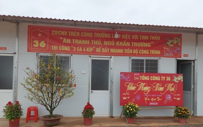 Đồng Nai: Đón Xuân trên công trường sân bay Long Thành