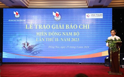 Tạp chí Đời sống và Pháp luật nhận giải Ba Báo chí miền Đông Nam bộ