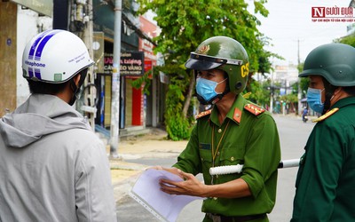 Bình Thuận: Lực lượng tuần tra lưu động xử phạt các trường hợp ra đường không cần thiết