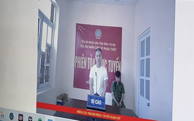 Bình Thuận: Xét xử trực tuyến 2 vụ án mua bán, tàng trữ ma tuý