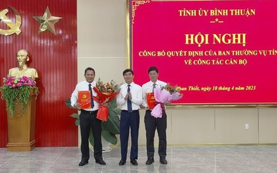 Tỉnh ủy Bình Thuận điều động, bổ nhiệm cán bộ chủ chốt