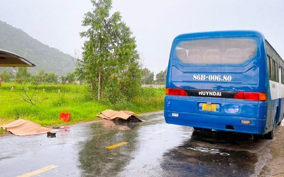 Bình Thuận: Va chạm với xe ô tô chở công nhân, 2 vợ chồng tử vong