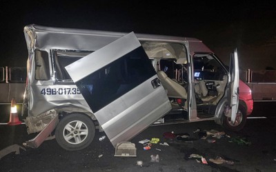 Tai nạn nghiêm trọng cao tốc Vĩnh Hảo-Phan Thiết, 6 người bị thương