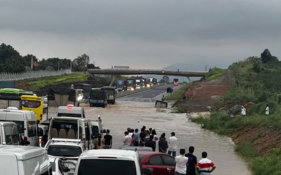 Đề xuất phương án chống ngập nước trên cao tốc Phan Thiết-Dầu Giây