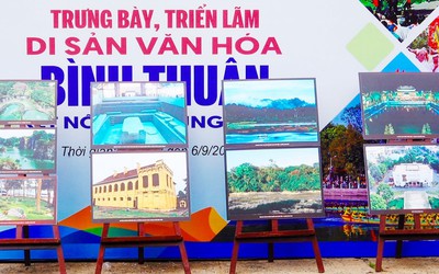 Khai mạc triển lãm Di sản văn hóa Bình Thuận kết nối các vùng, miền