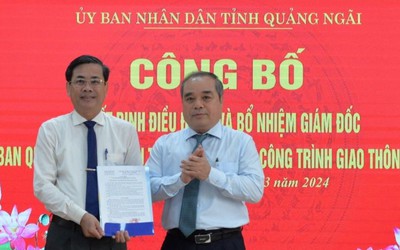 Ban quản lý dự án Giao thông Quảng Ngãi có giám đốc mới