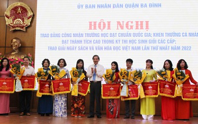 Hà Nội: Quận Ba Đình có 40 trường đạt chuẩn quốc gia