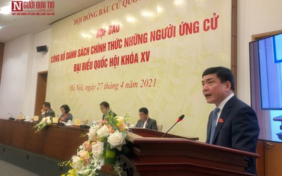 Quốc hội thông tin chính thức về số người ứng cử ĐBQH khoá XV