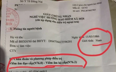 Phát hiện phòng khám có dấu hiệu làm giả, bán giấy nghỉ việc