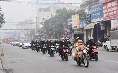 Công an tỉnh Thanh Hoá tổ chức Lễ ra quân trấn áp tội phạm