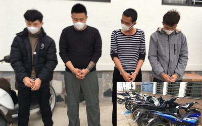 Thanh Hóa: Bắt giữ ổ nhóm trộm xe máy liên tỉnh ngày giáp Tết