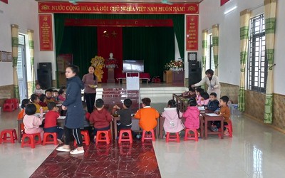 Thanh Hóa: Học sinh mầm non một xã được "nghỉ Tết" thêm 1 tuần