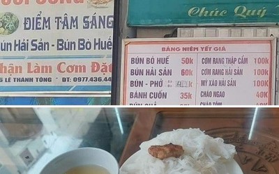 Quản lý thị trường Thanh Hóa vào cuộc vụ suất bún chả giá 35.000 đồng